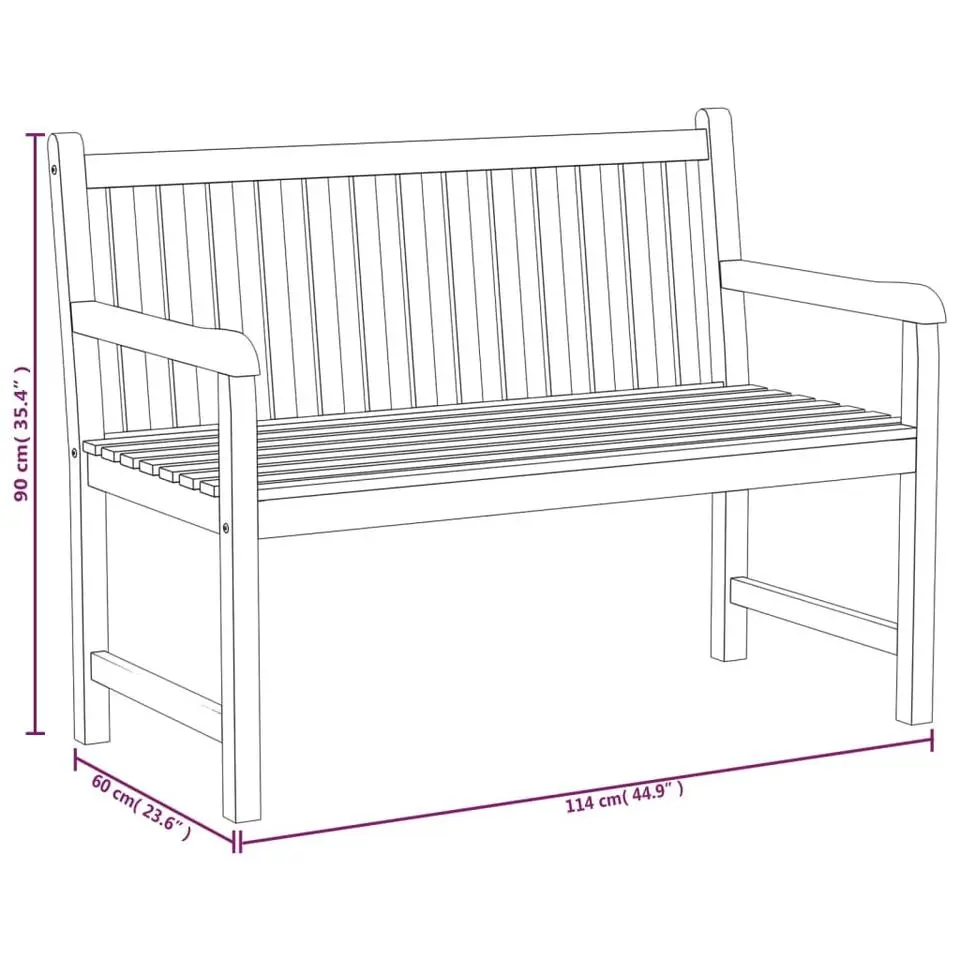 vidaXL - Tuinset - Bruin - Teakhout