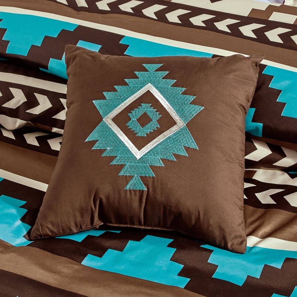 Turquoise Comforter - 6 Piece Set