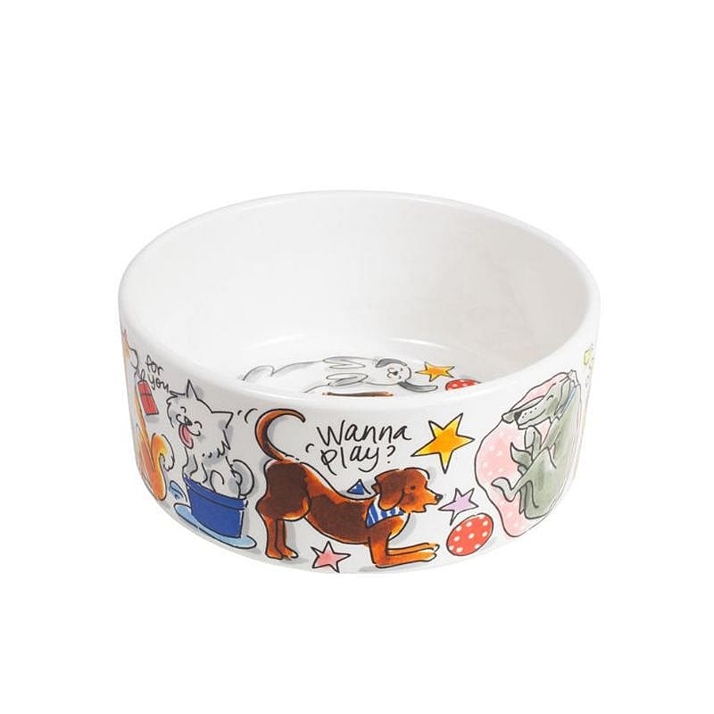 Blond Amsterdam Voerbak Love Hond | 15499
