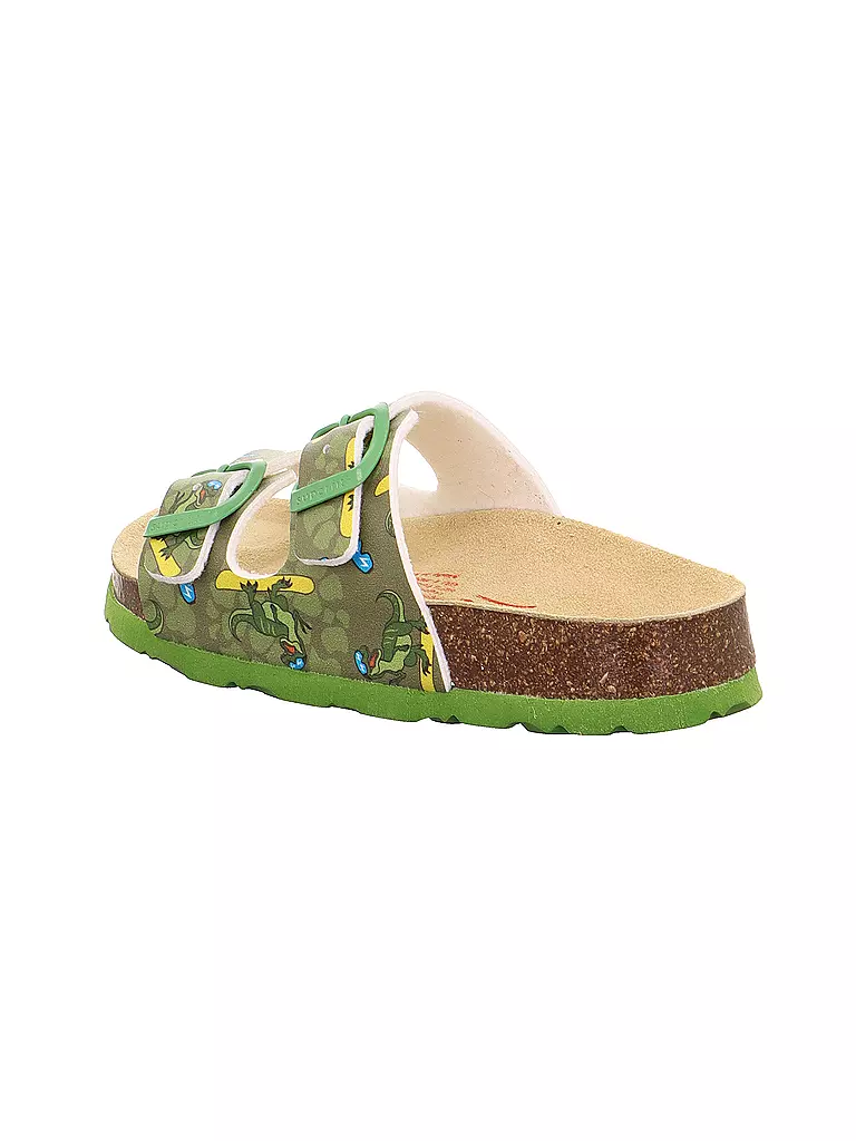 SUPERFIT Jungen Hausschuhe - Pantoffel  olive