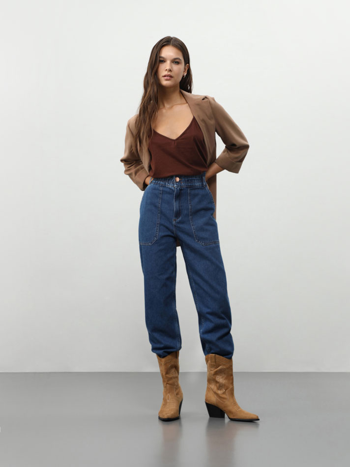 Bota de cowboy - Natural
