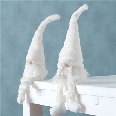 Lutin de Noël assis