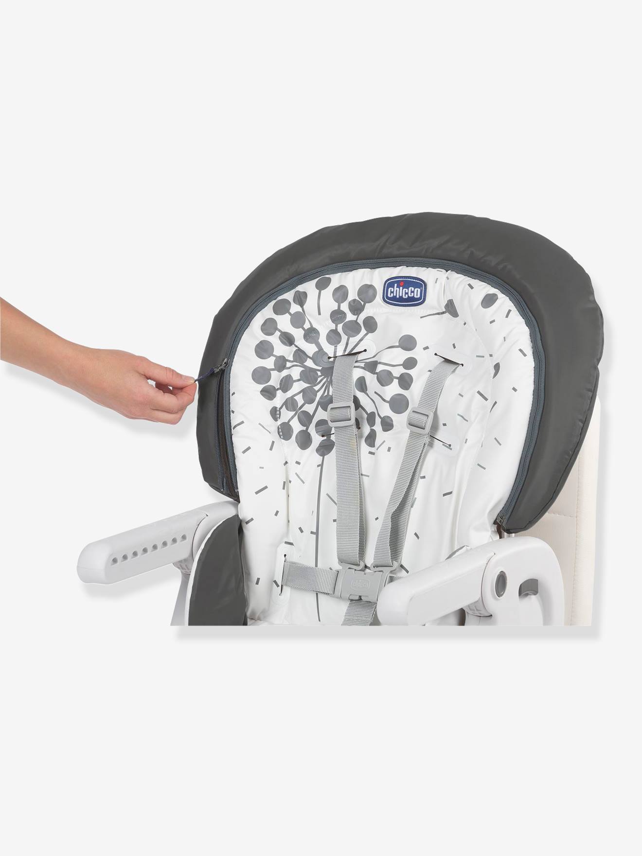 Cadeira alta evolutiva CHICCO Polly Progres5 cinza