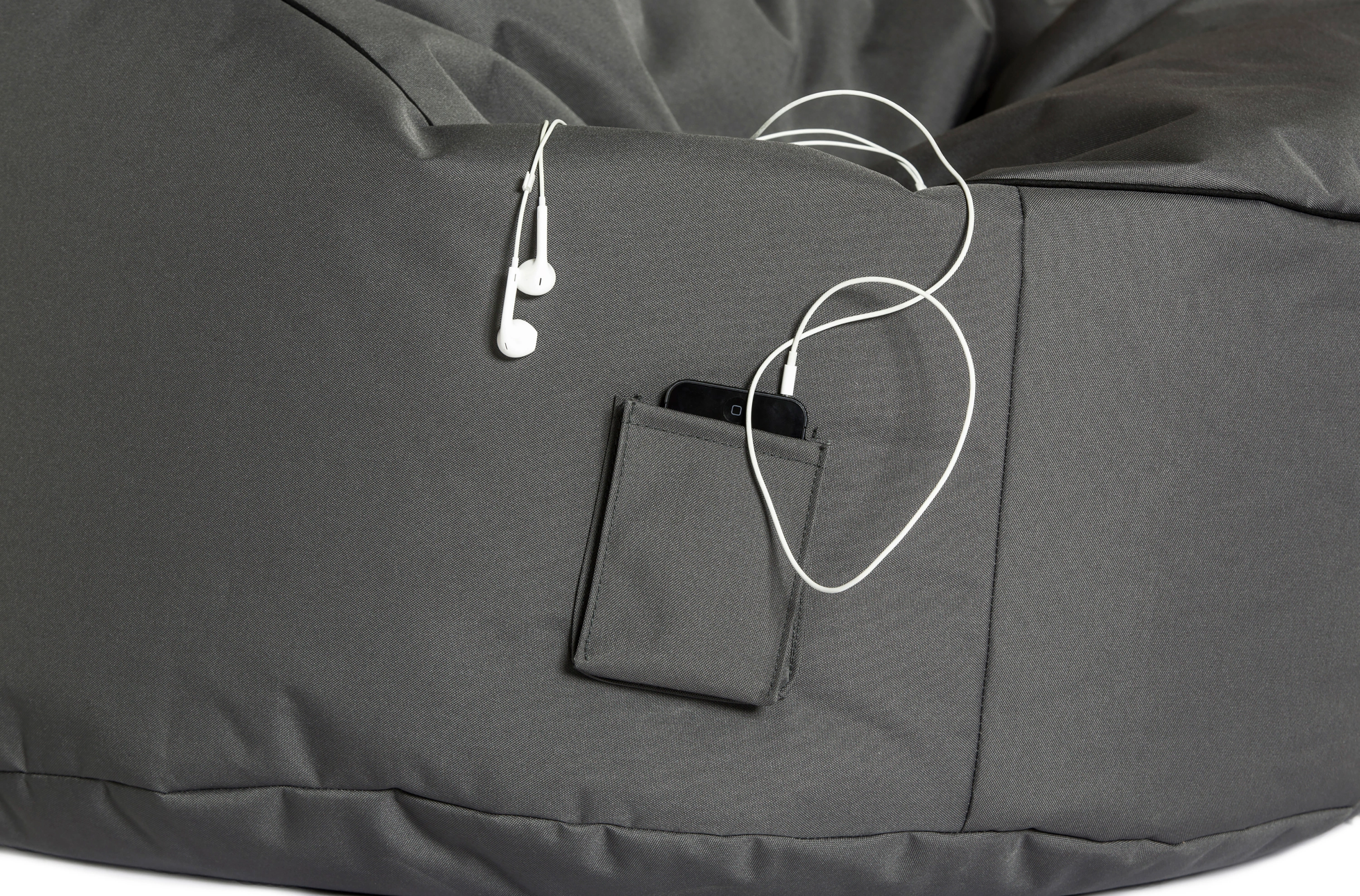 Sitzsack Set BRAVA: Swing & Dot Com (Farbe: anthrazit)