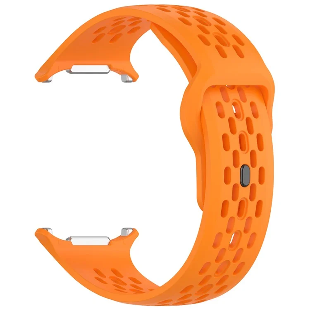 Samsung Galaxy Watch Ultra (47mm) Atmungsaktives Silikon Sport Armband (Gelenkumfang: 170-220mm) - Orange