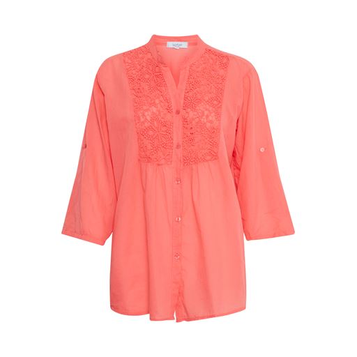 Sorbet Hottie Bluse, Living Coral, M