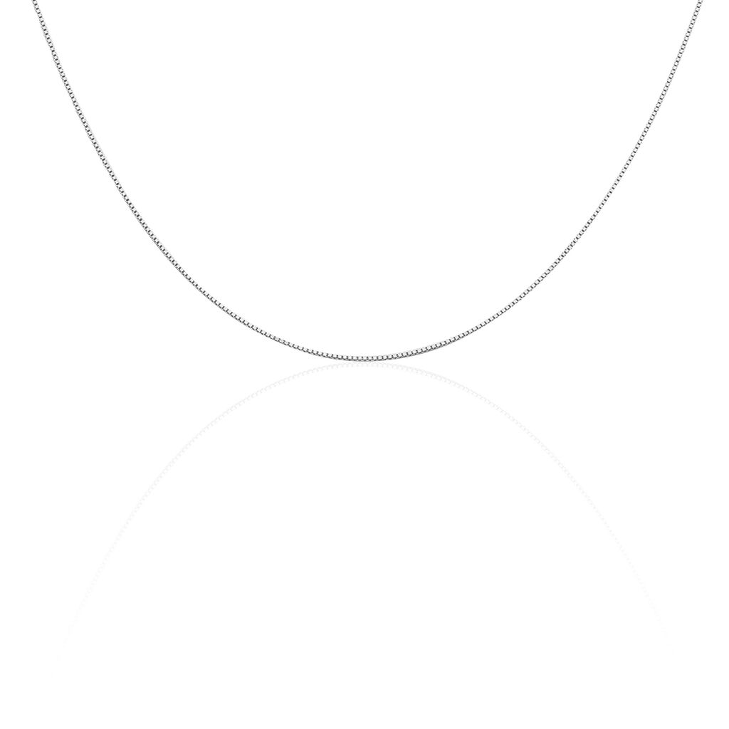Chaîne Alyze Argent Blanc