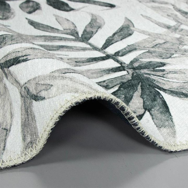 Botanical vloerkleed - Palmier Leaves grey