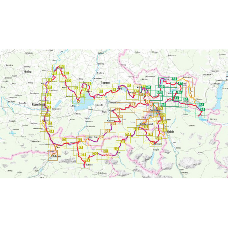 Esterbauer Mozart- Radweg Bikeline Radtourenbuch
