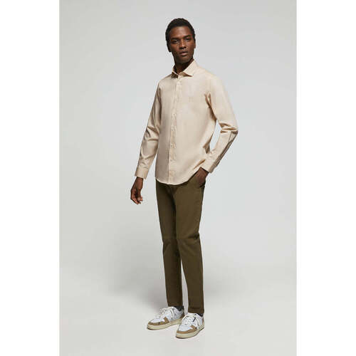 Polo Club - RIGBY GO SHIRT SLIM POPLIN Beige