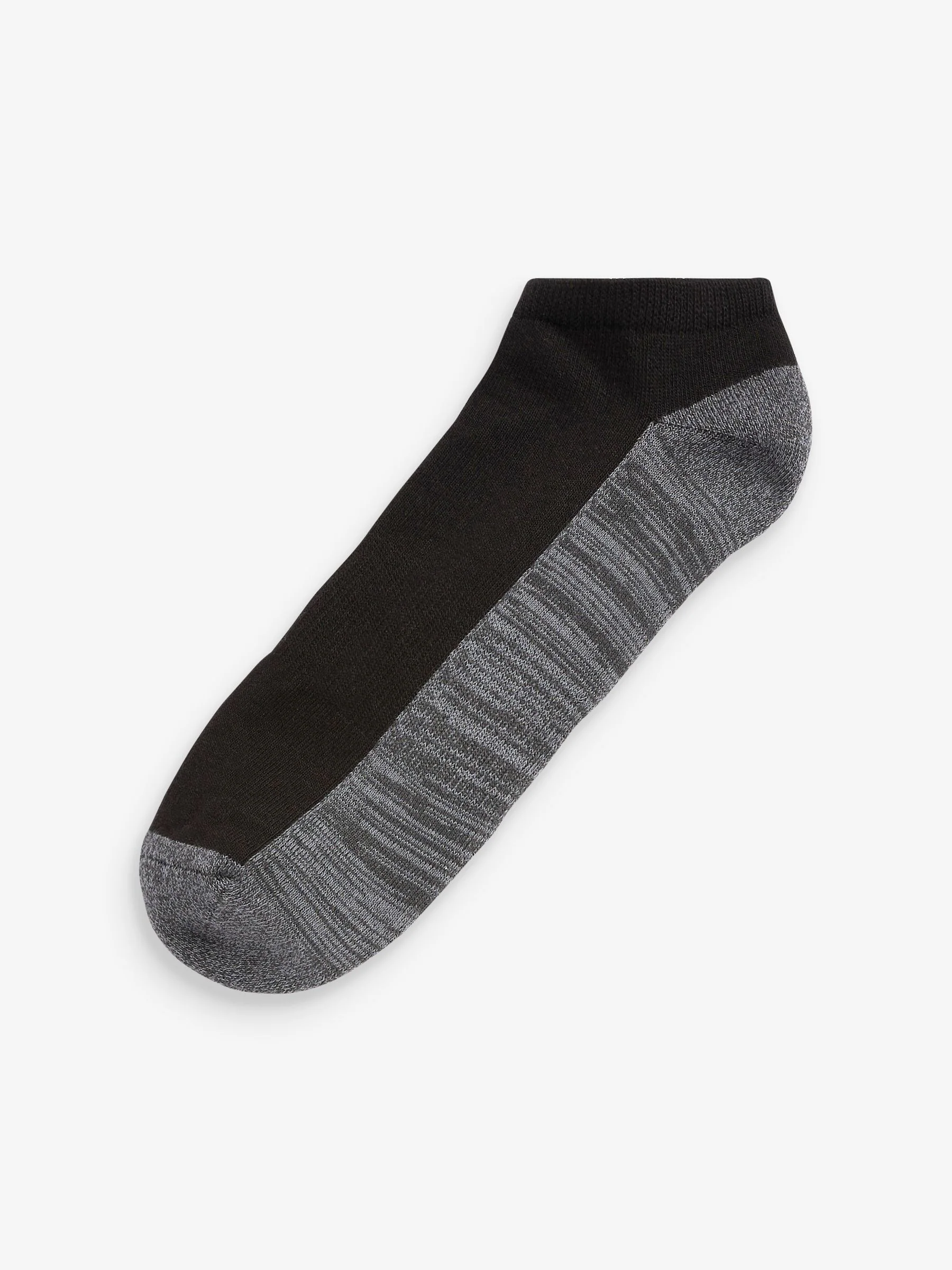 Blauw/grijs - Verpakking van 5 - Verzachte sneakersokken