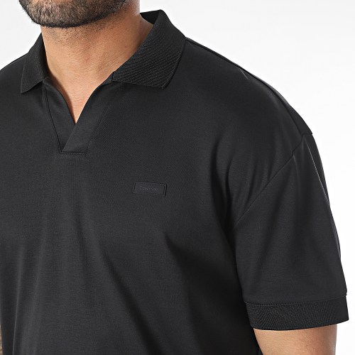 Polo Manches Courtes Smooth Cotton 1193 Noir