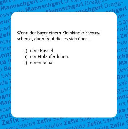 Ja, varreck! Bayerisches Dialekt-Quiz (Spiel)