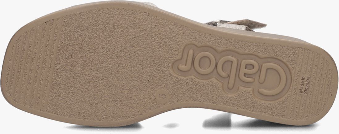gouden gabor sandalen met hak 531