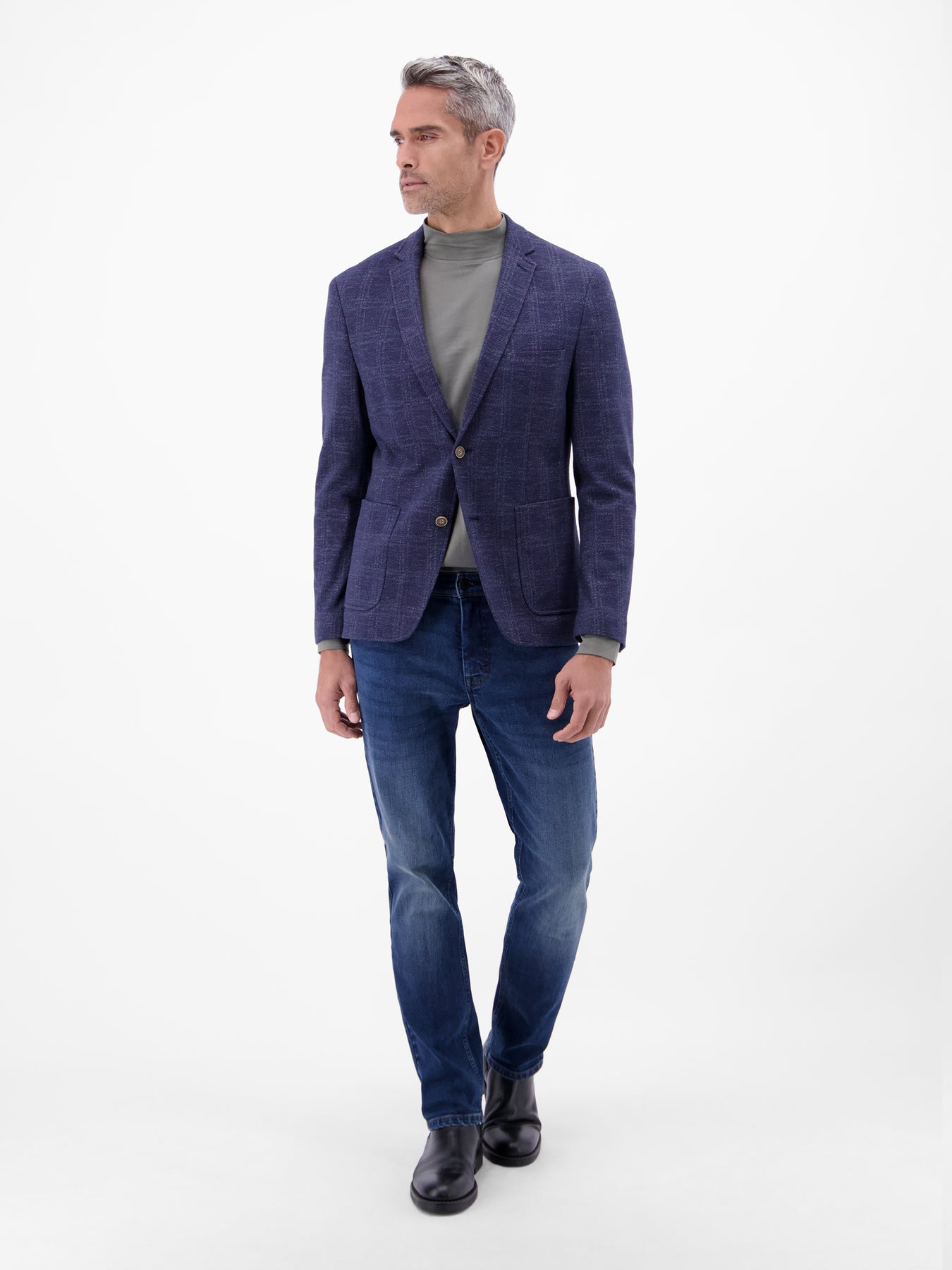 Herren-Shirt mit modischem Turtleneck