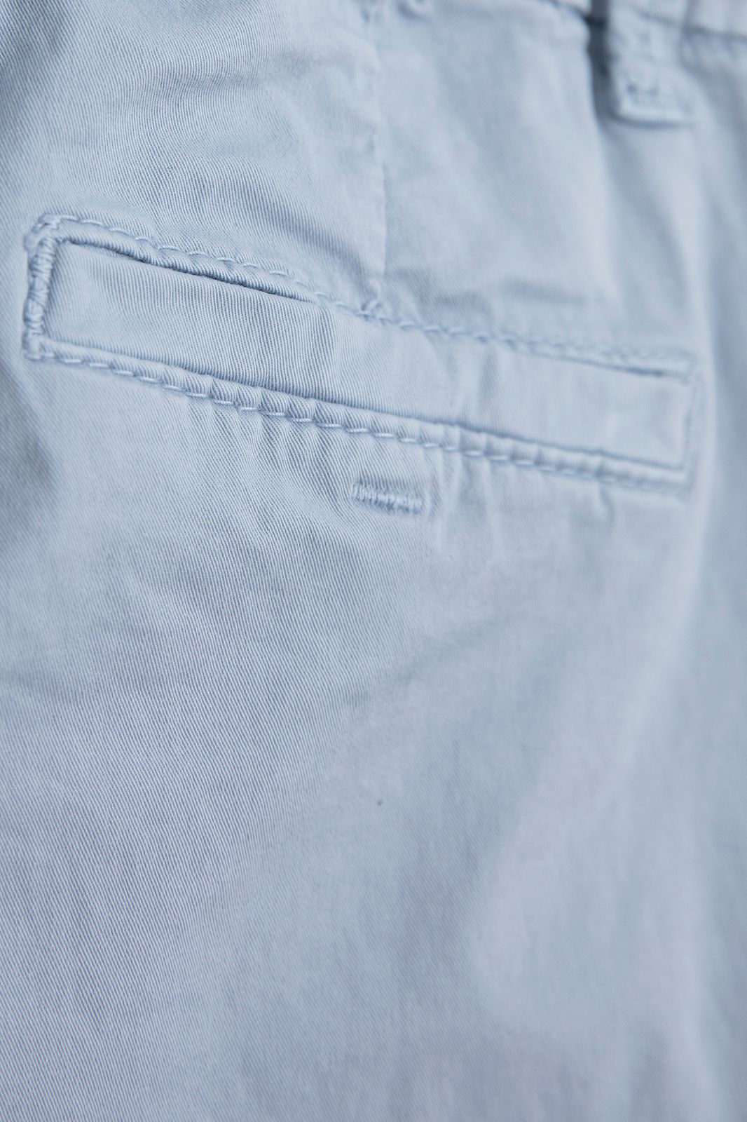 Blauwe chino shorts