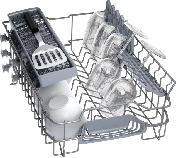 Bosch SPV2HKX42E - Opvaskemaskine - Sort, Rustfrit stål