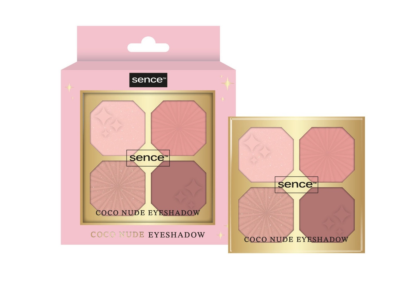SOMBRAS OLHOS SENCE DAZZLING BROWN UN