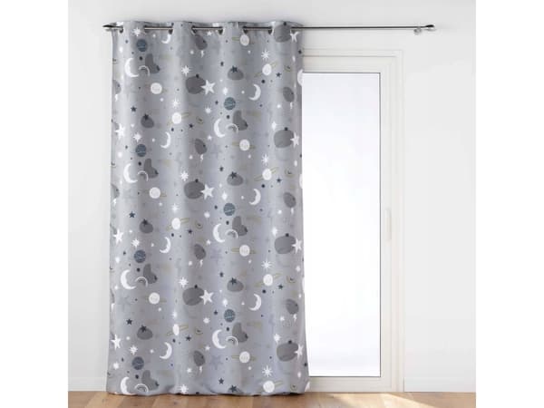 Douceur d`Interieur Gardin med maljer MOONLIGHT, blending, 140 x 260 cm