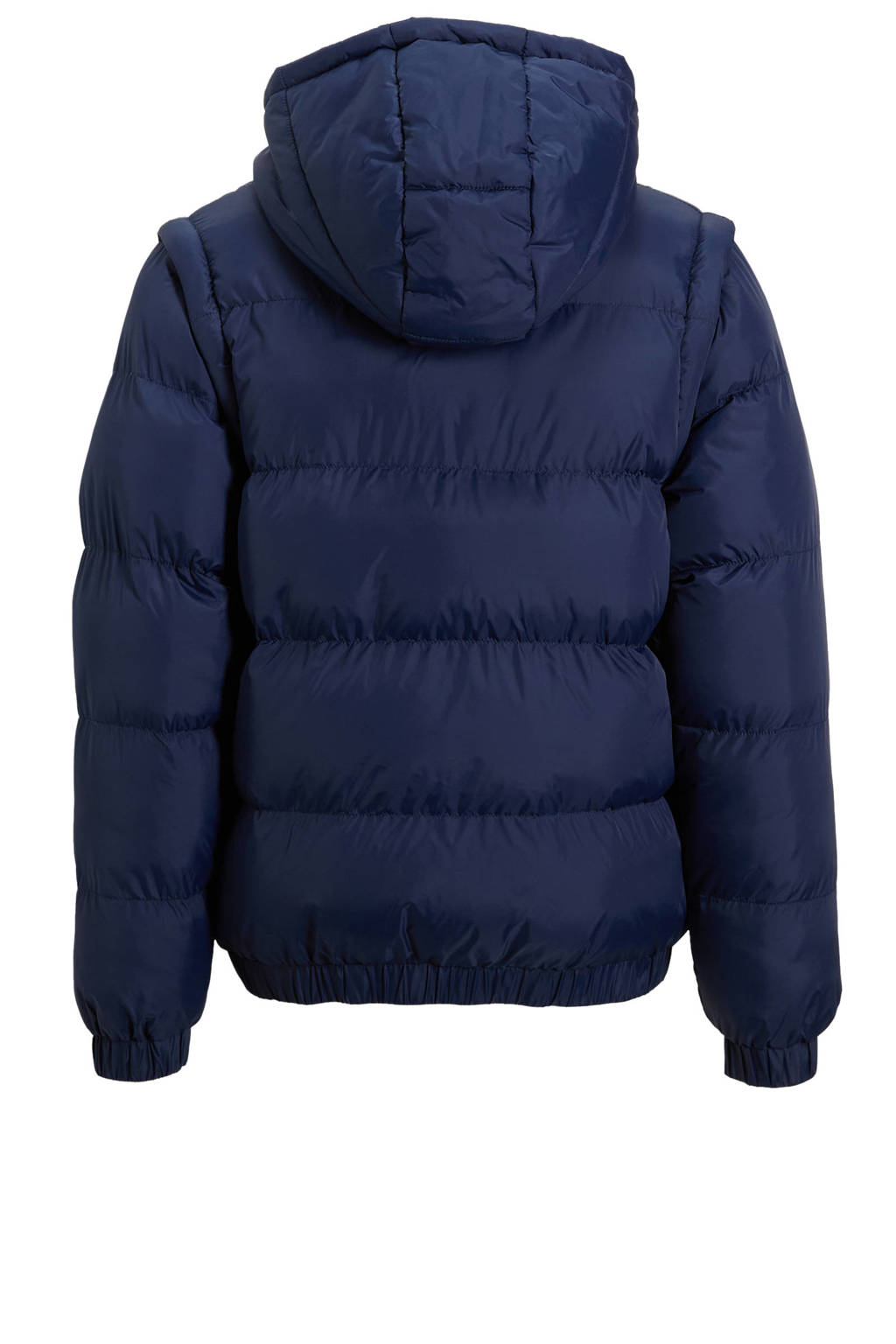 anytime 2 in 1 winterjas donkerblauw