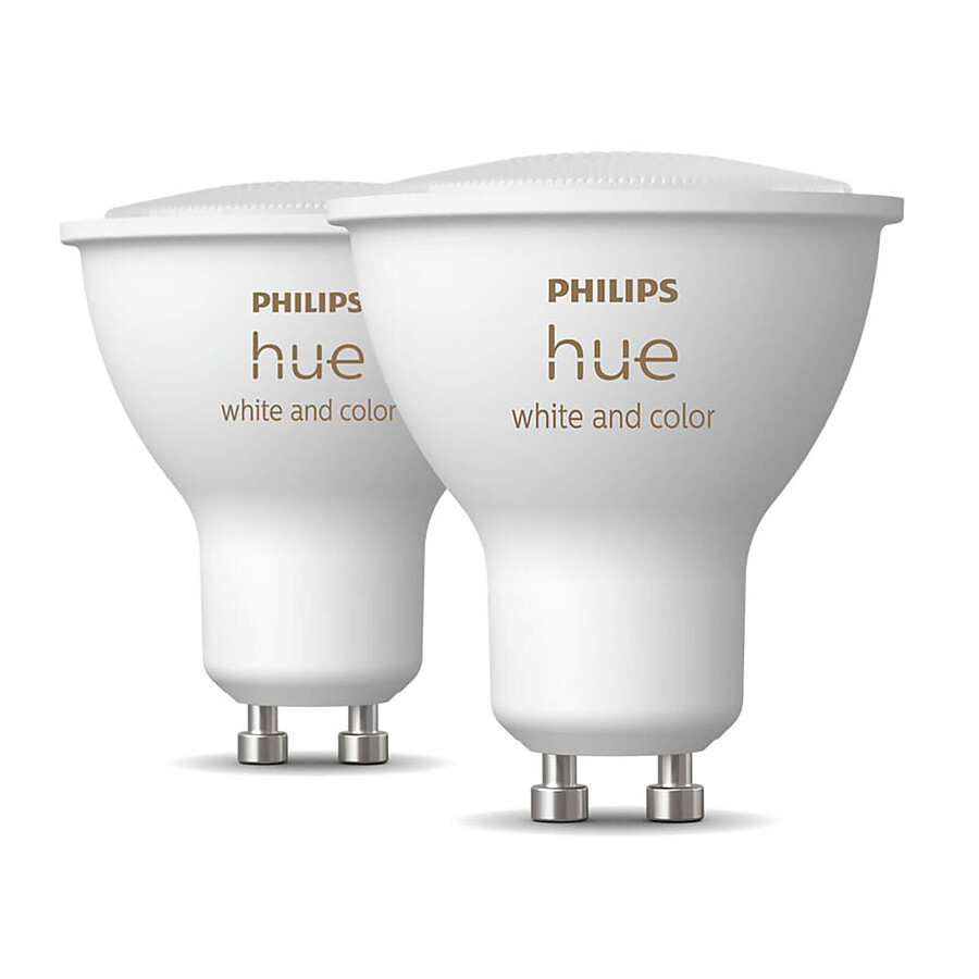 Philips Hue White & Color Ambiance GU10 x2