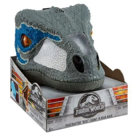 Mattel Jurassic World Maske Deluxe Velociraptor mit Geräuschen
