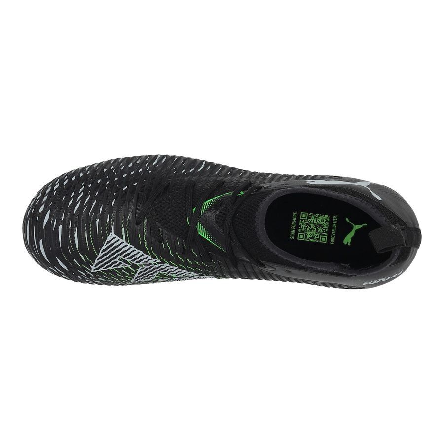 PUMA Future 8 Match FG/AG Eclipse - Noir/Cool Light Gray/Vert Enfant