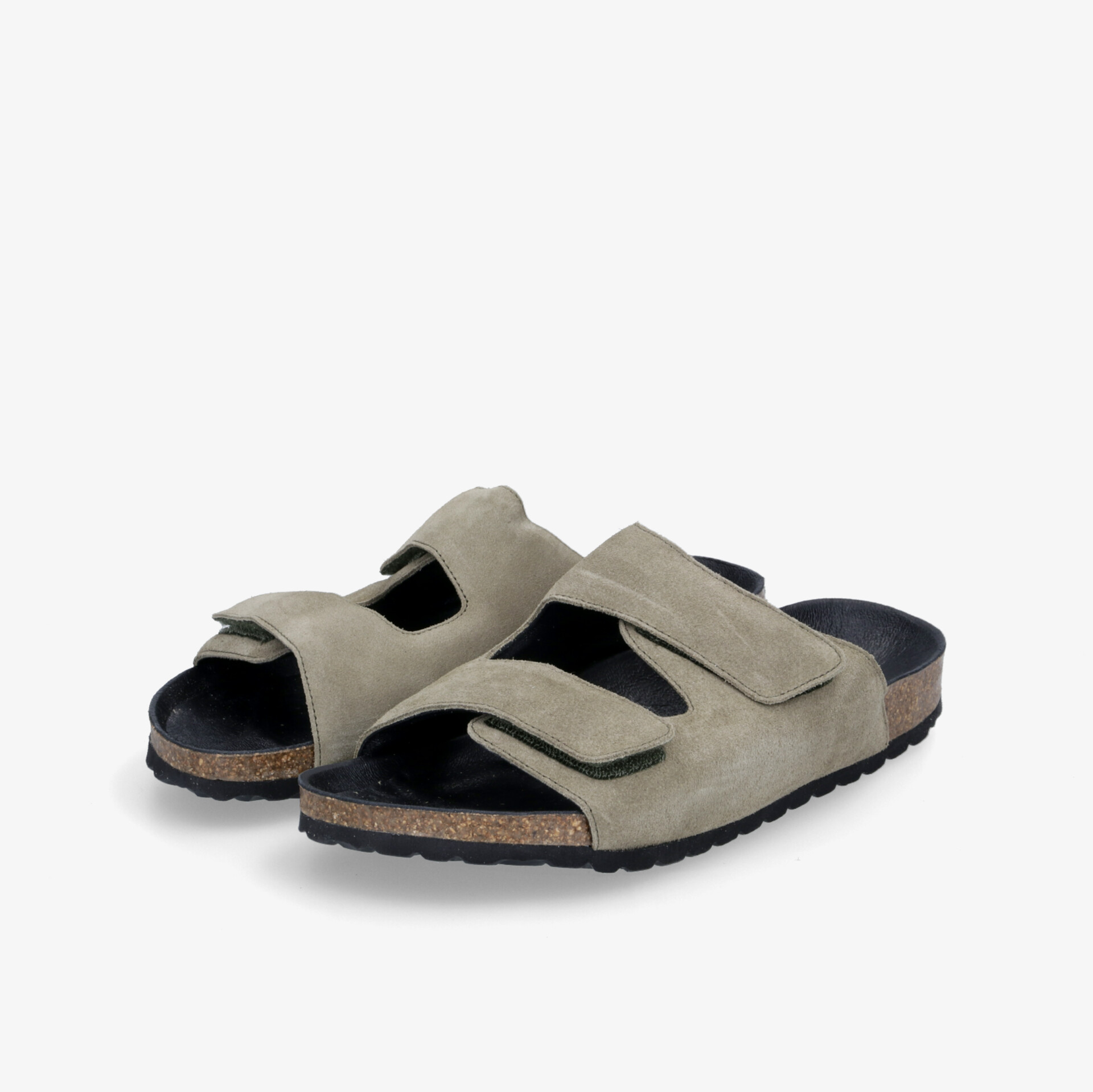 VERBENAS Levy Serraje Herren Pantoletten olive
