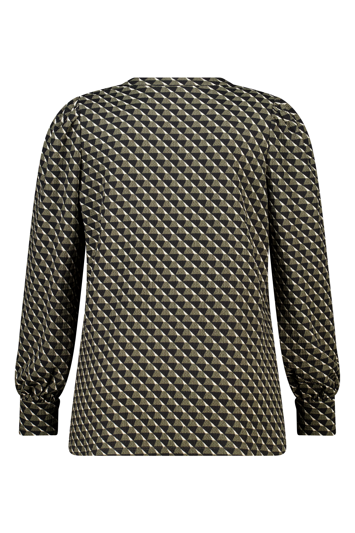 Top met sierlijke print Multi Khaki