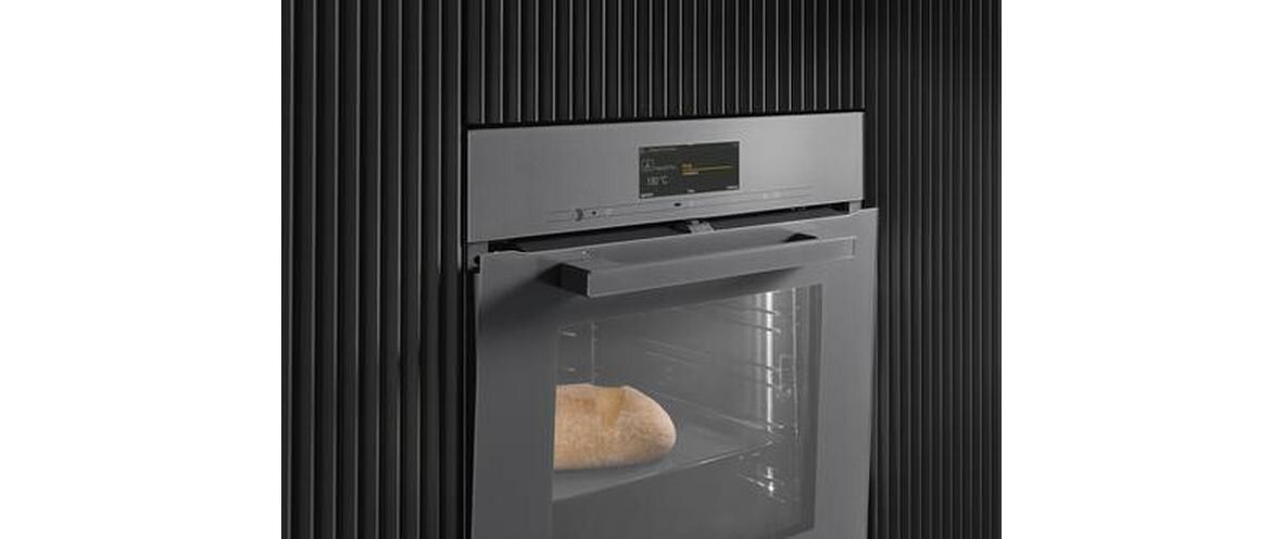Einbaubackofen H 7440-60 BPX Schwarz A++<br>Griffloser Kompakt-Backofen