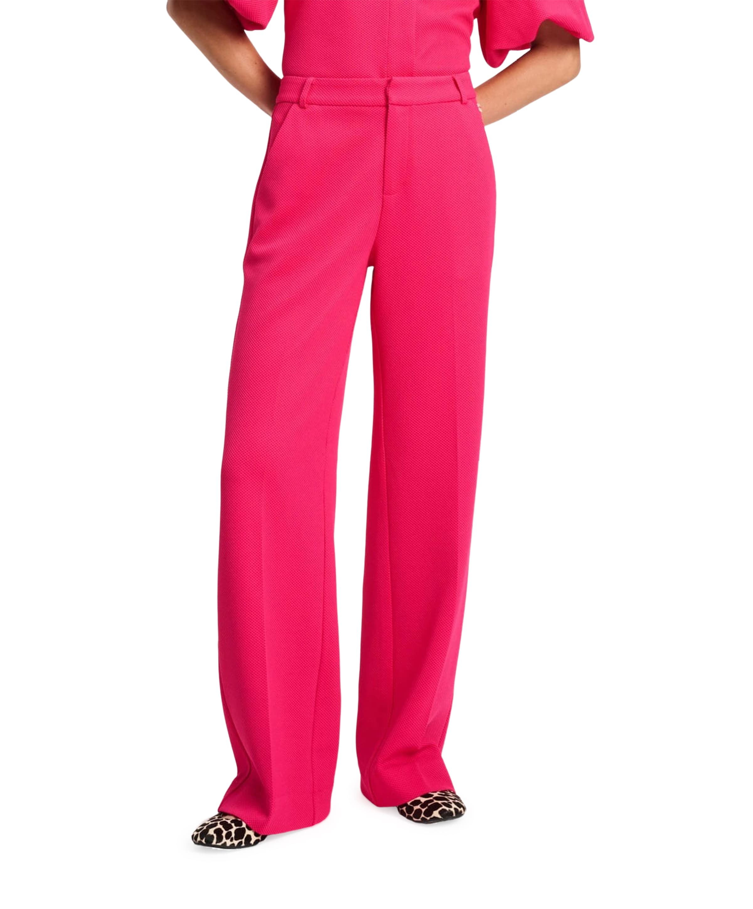 Pom Amsterdam PANTS - Lara Bright Rose dames broek roze