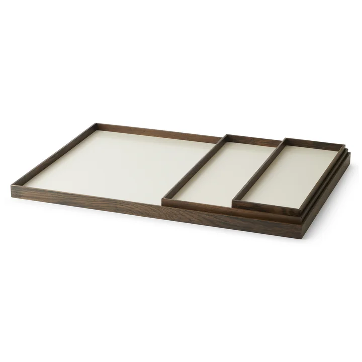 Gejst - Frame Tablett, large, Eiche / beige