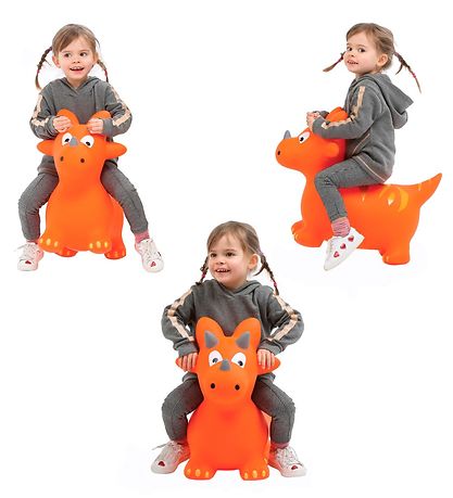Ludi Hüpftier - Dino - Orange