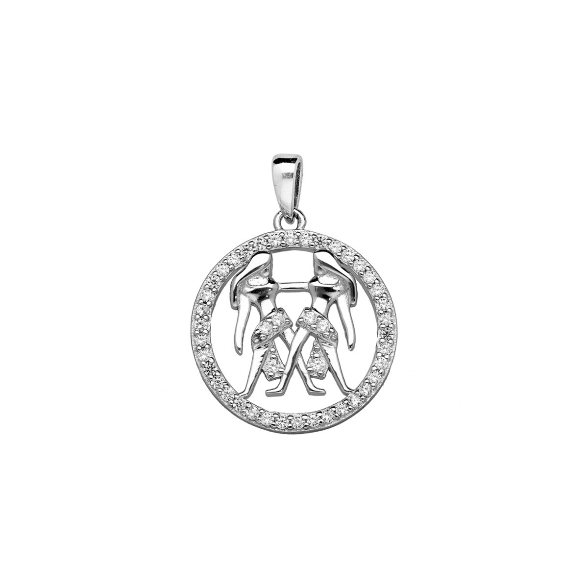 Pendentif Zodiaque Gémeaux - Argent