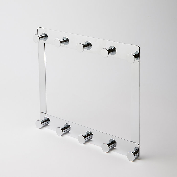 Patère 2x5 têtes Koros chrome GoodHome