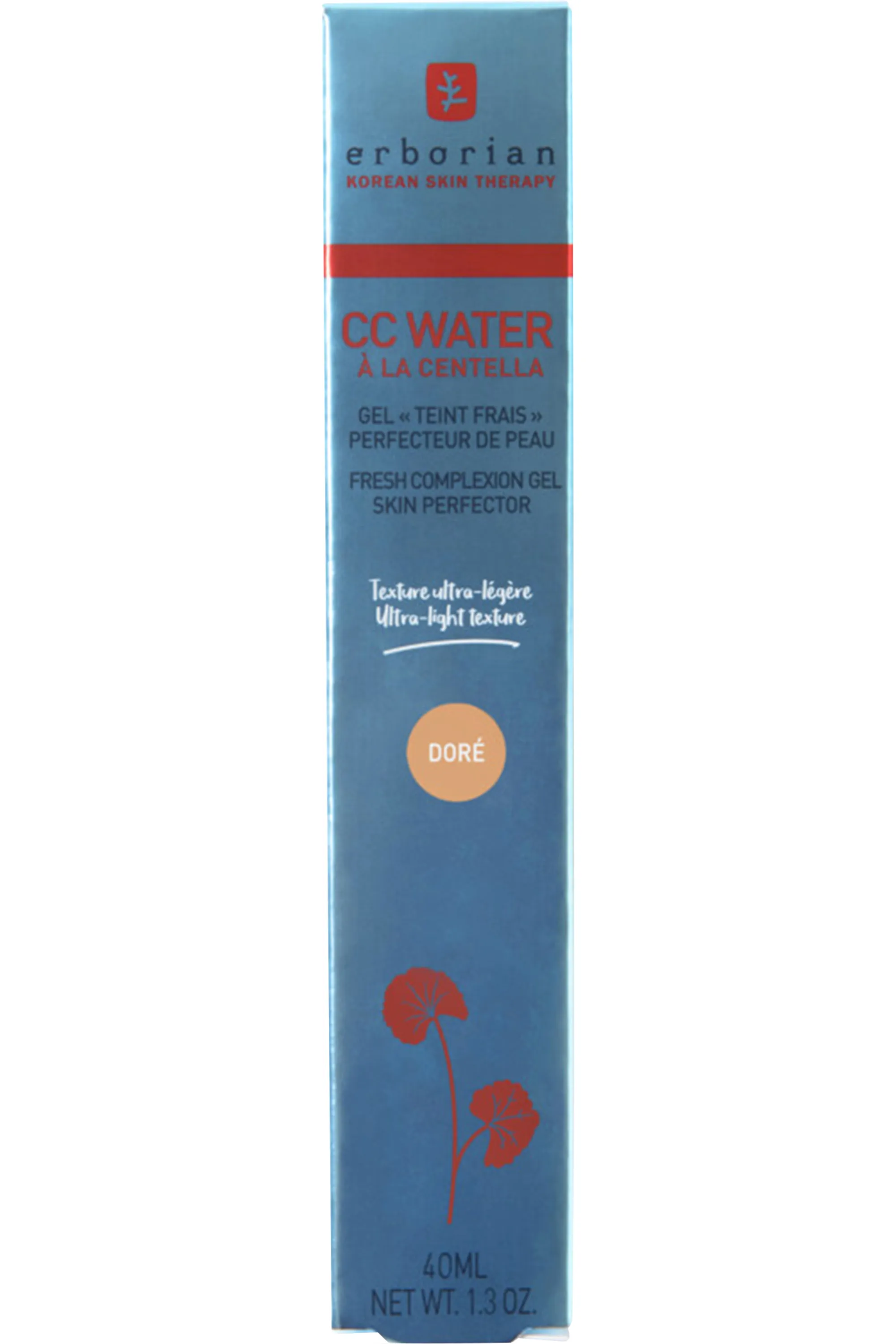 Erborian Gel perfecteur de peau CC Water teinte dorée