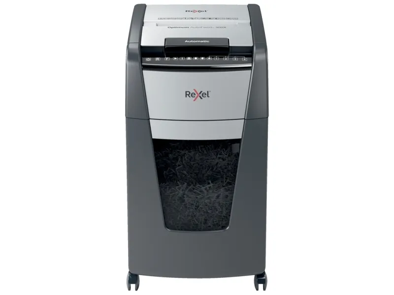 Makulator Rexel Optimum AutoFeed  300X krydsmakulering 4x25 mm (P-4)