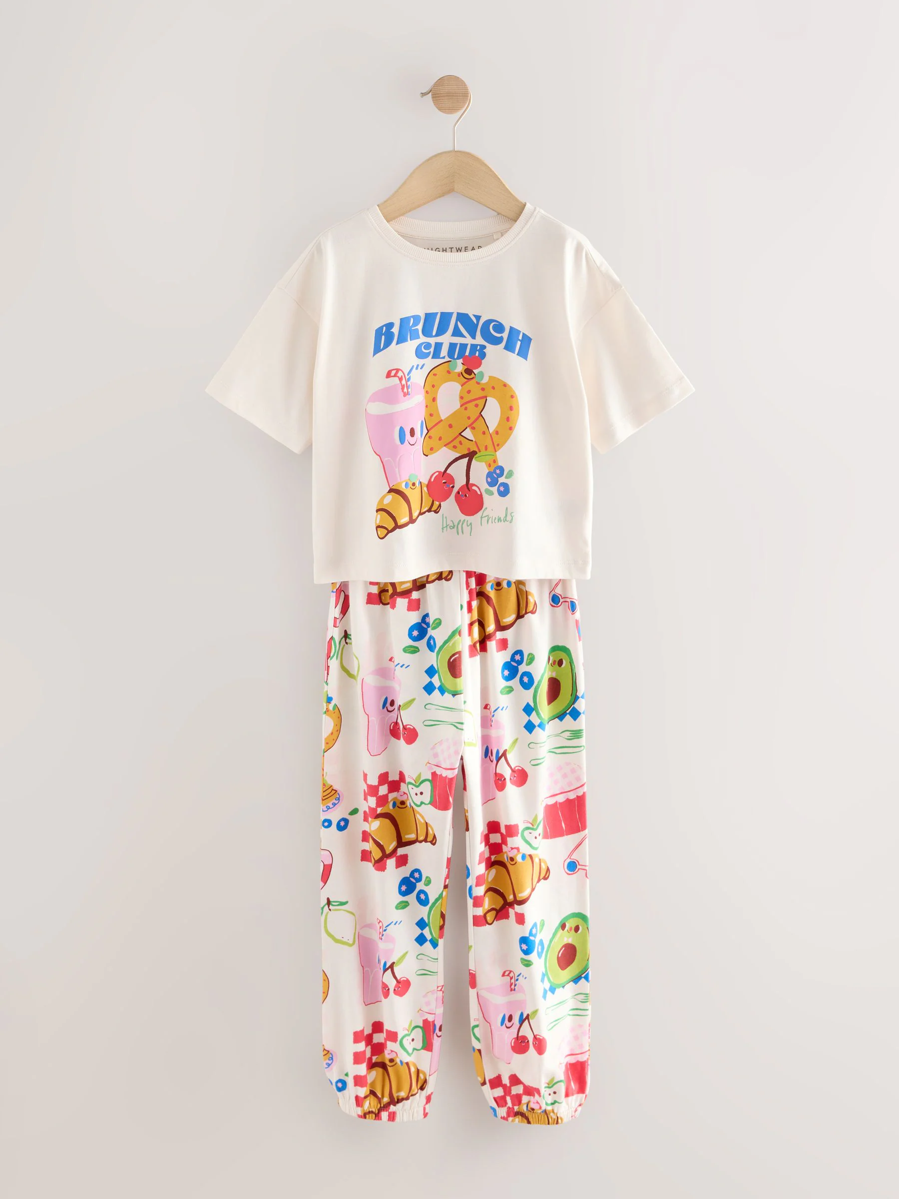 Brunch Club - Verpakking van 3 pyjama's met joggingbroek (3 - 16 jr)