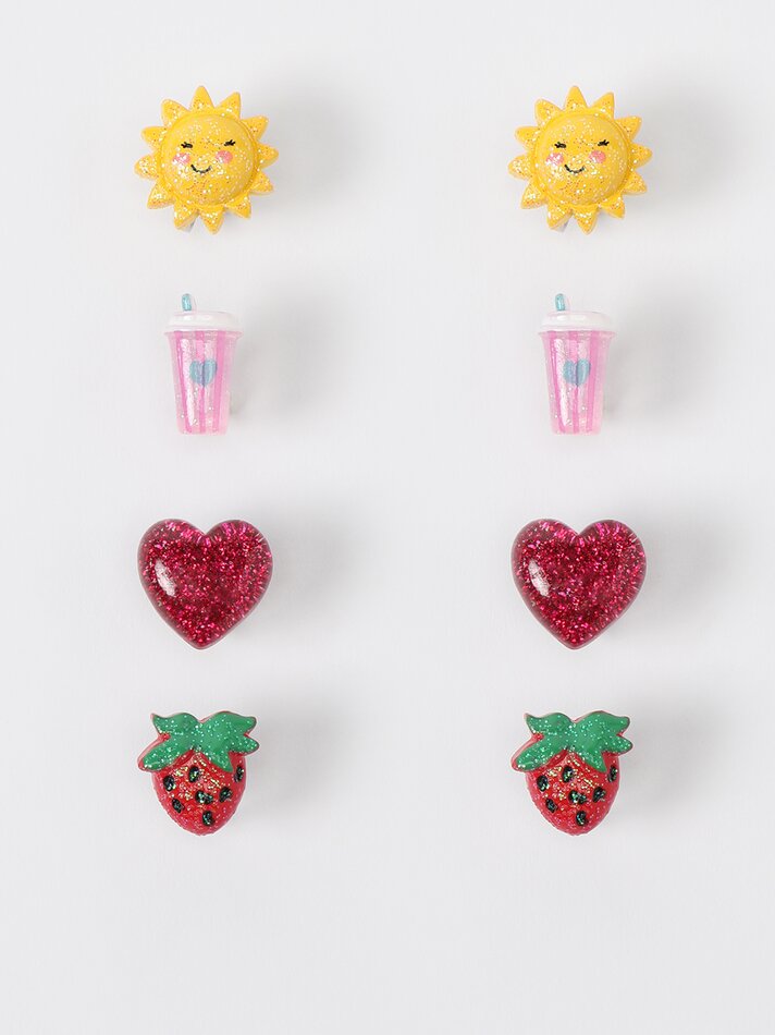 Conjunto de 5 brincos de verão - Sortidos