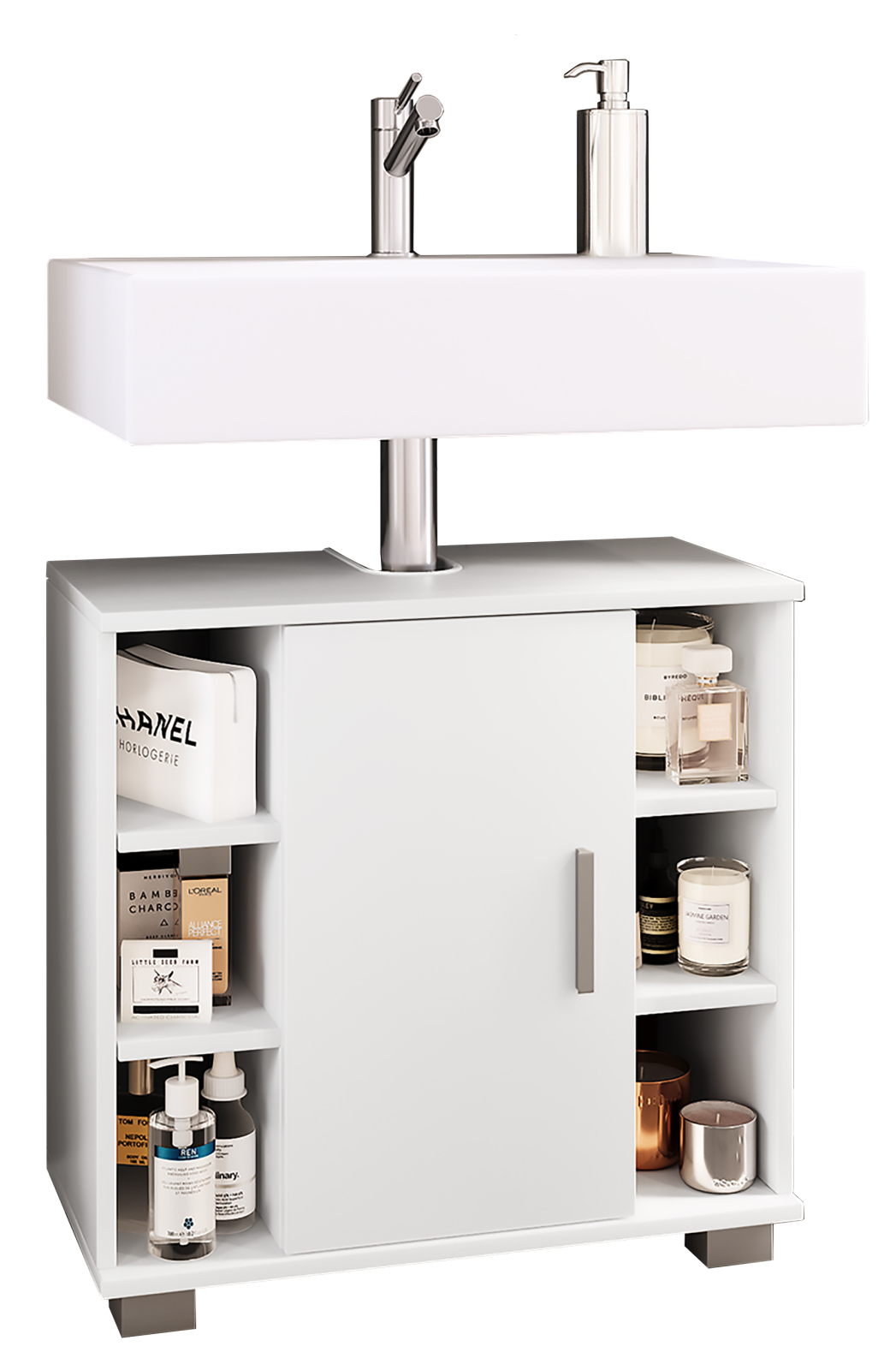 Waschbeckenunterschrank ZALO M - weiß - 60 cm