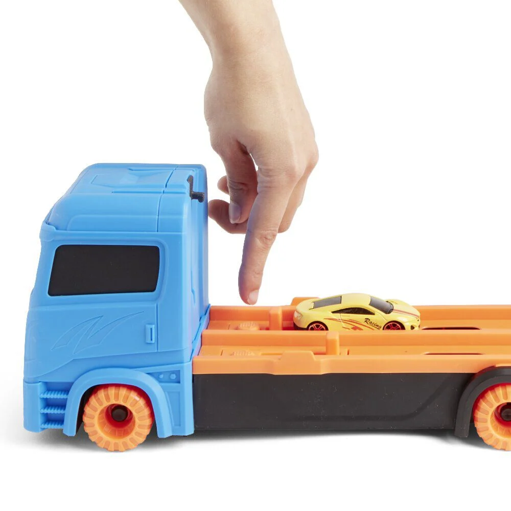 Ensemble camion et ses deux voitures