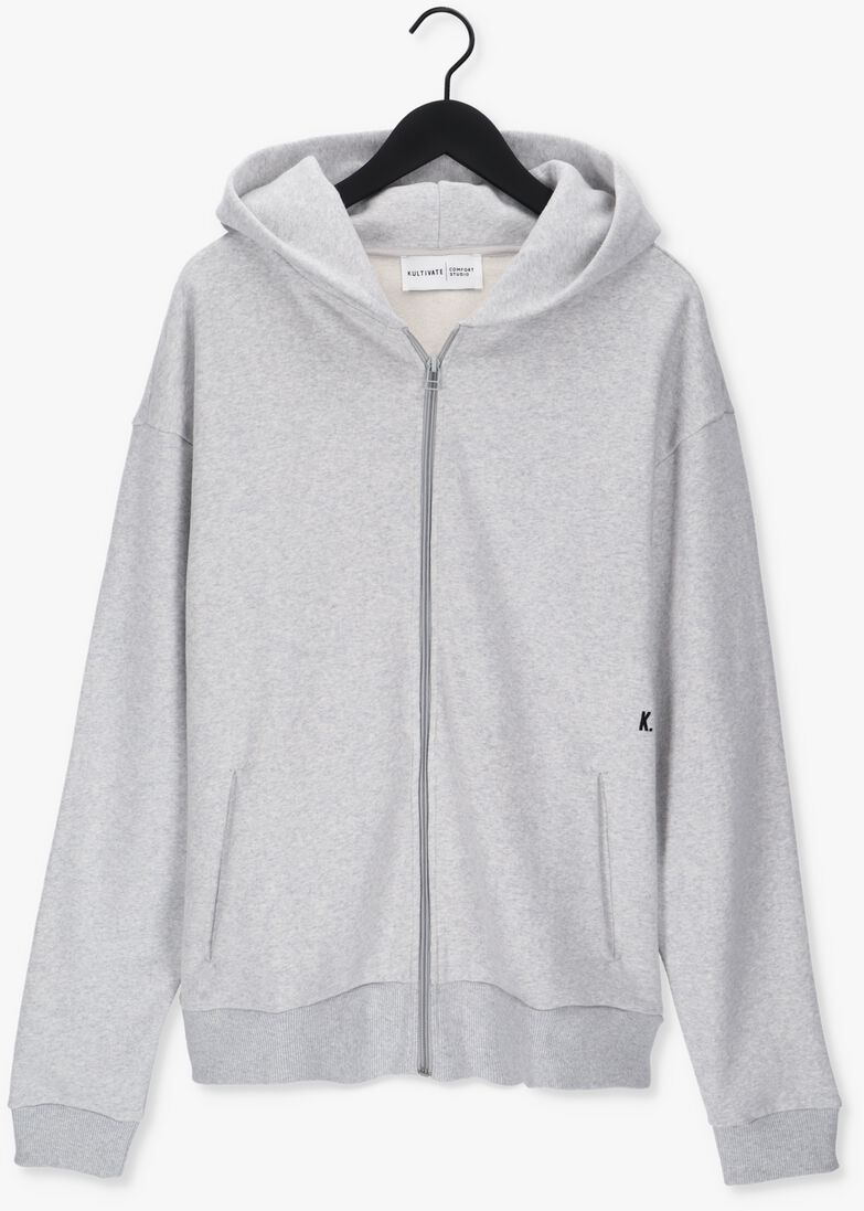 KULTIVATE beige kultivate vest sw comfort full-zip hood