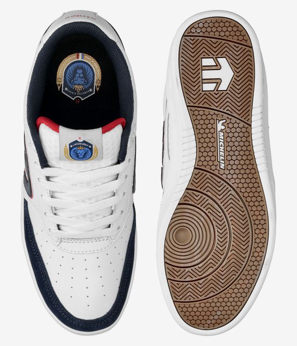 Etnies x Michelin The Aurelien Schuh (white navy red)