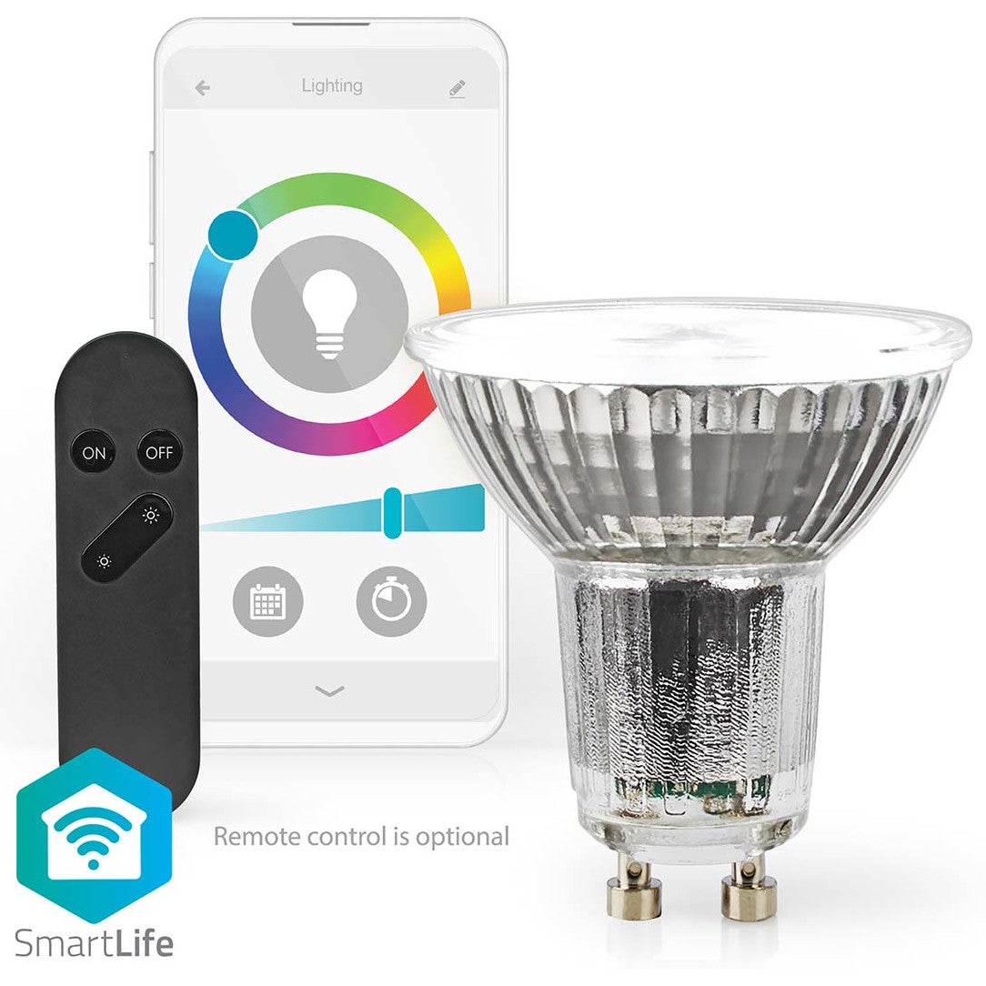Nedis WIFILRC10GU10 Smartlife multicolour LED-lamp GU10 345m 4.9W