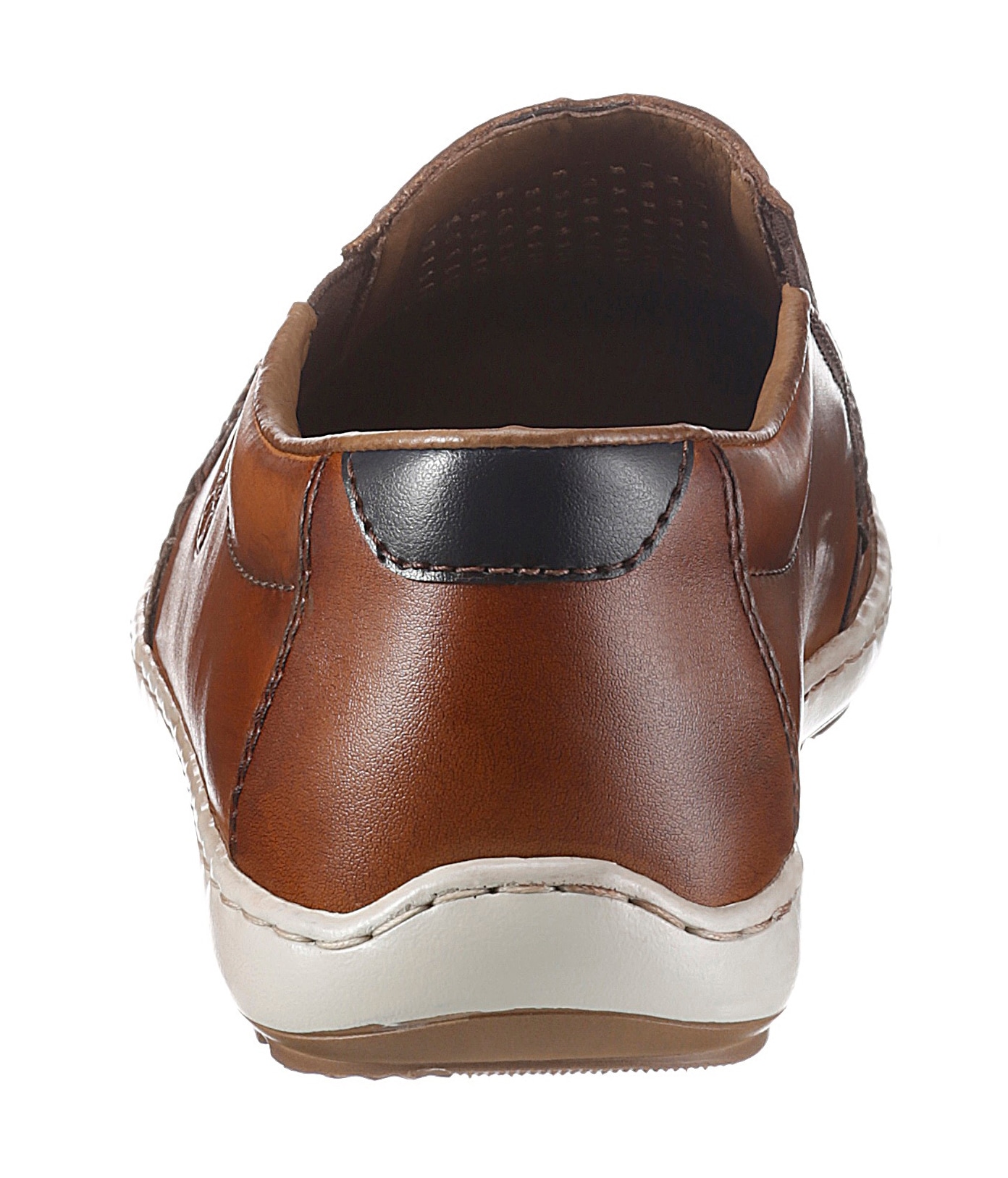 Rieker Slipper  Slip on Sneaker, Schlupfschuh, Loafer mit perforiertem Blatt
