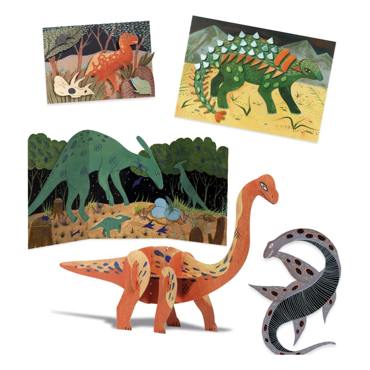 Djeco Coffret multi-activités le Monde des Dinosaures