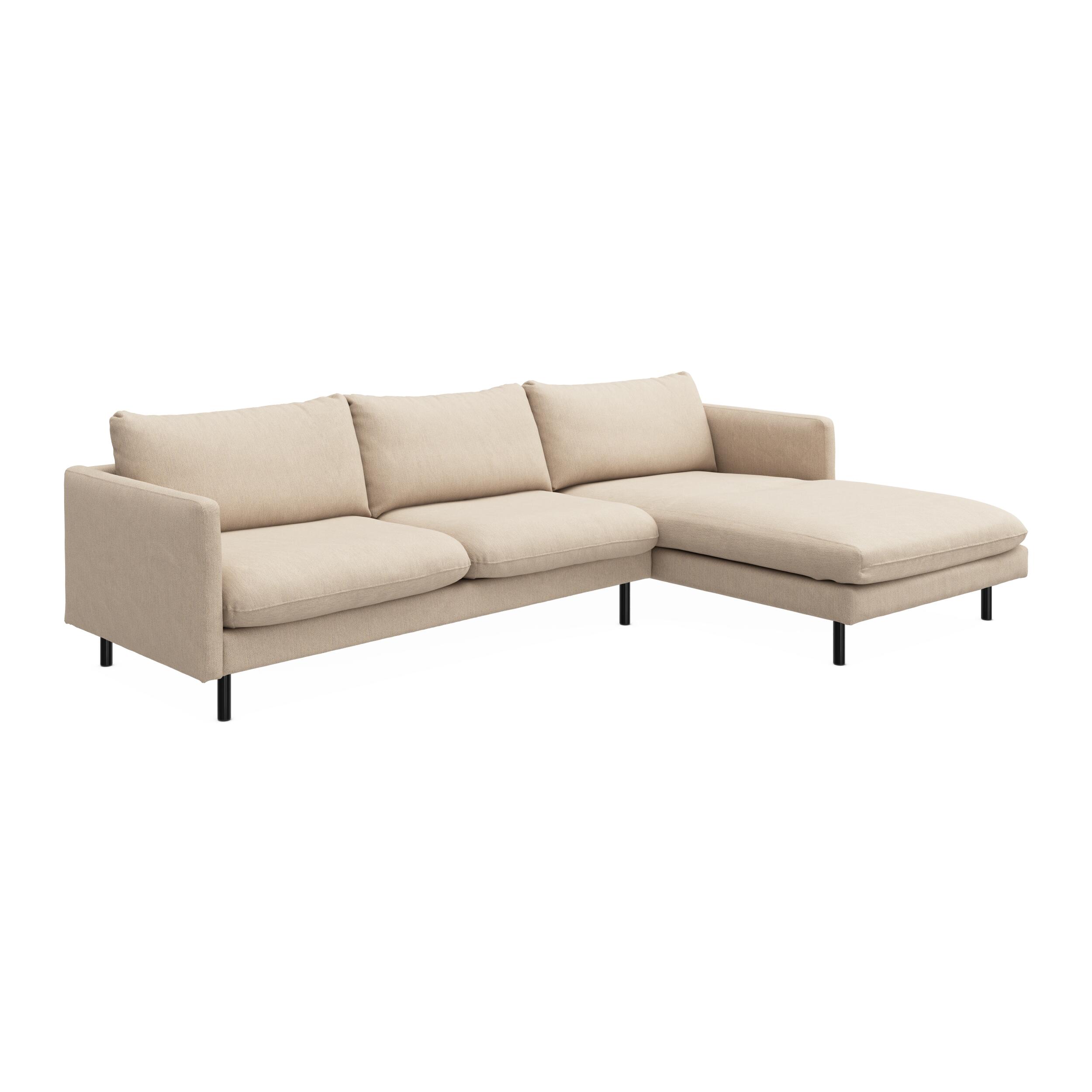 Bjorn højrevendt sofa med chaiselong