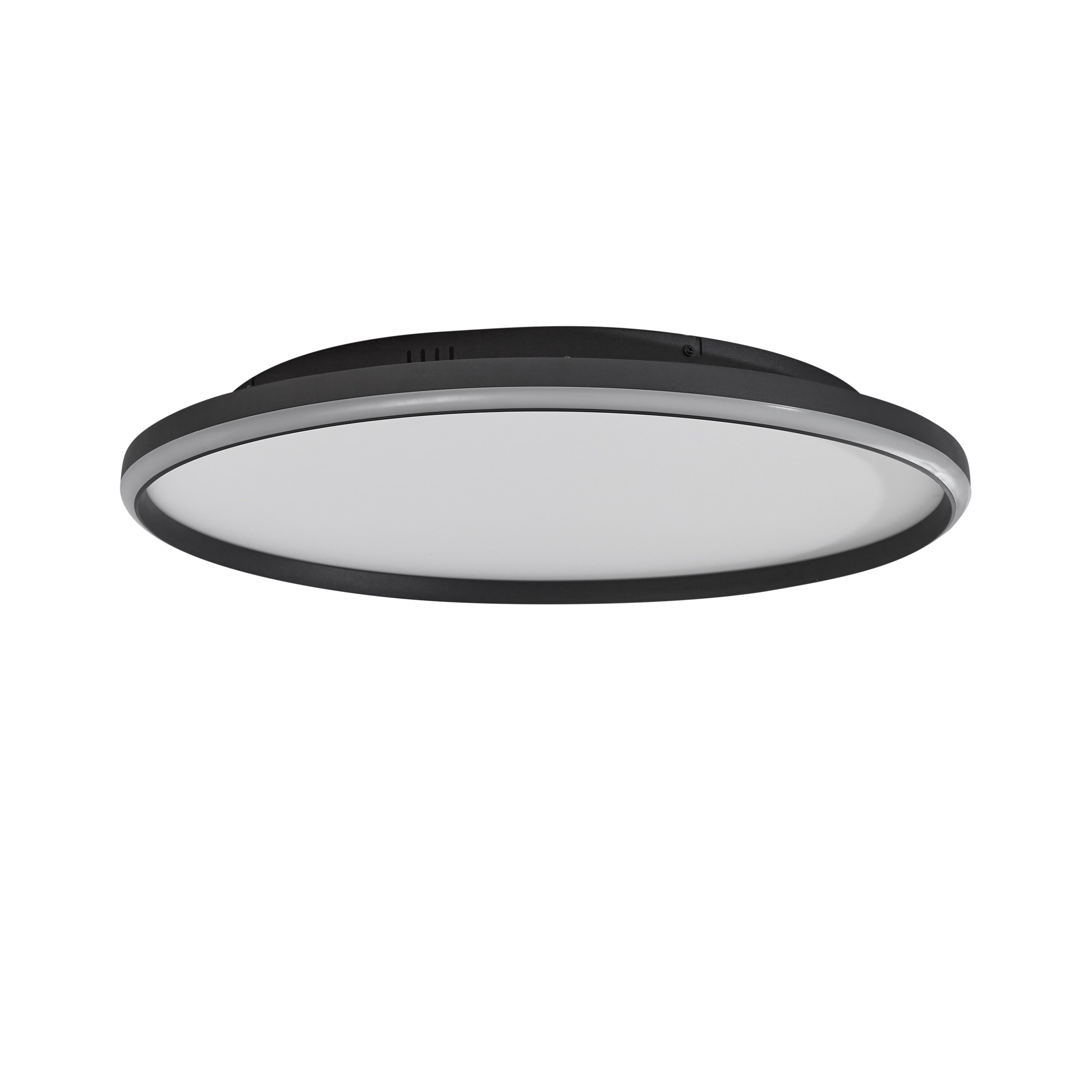Design plafondlamp zwart met wit incl. LED 3-staps dimbaar - Xavi