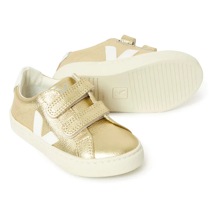 Veja Baskets Scratchs Esplar Cuir | Doré