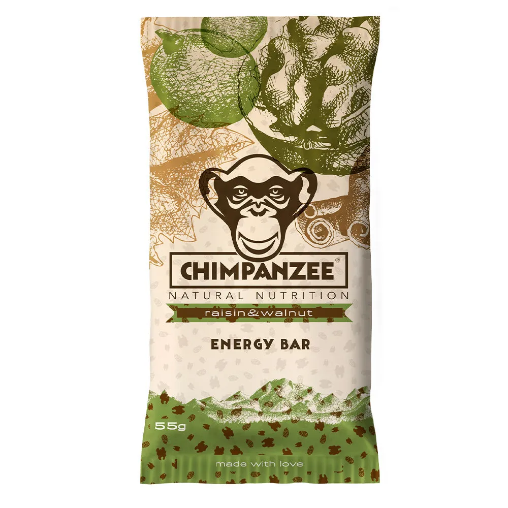 Chimpanzee -  Riegel Energy Bar Rosinen Walnuss 20 Stück